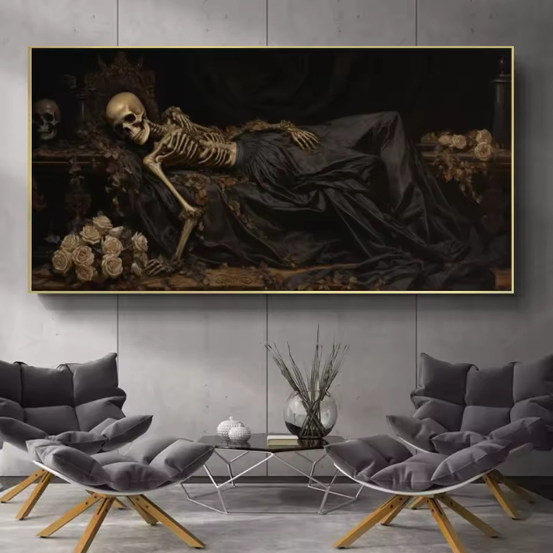 Gotycki Mroczny Obraz na Płótn – Home Decor Gothic recenzja i cena
