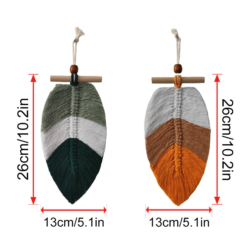 2 szt. Tkane makramowe dekorac – Macrame Wall Hanging recenzja i cena