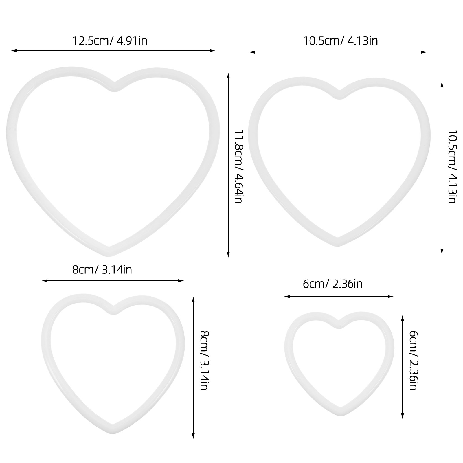 8 sztuk plastikowych pierścien – Macrame Wall Hanging recenzja i cena