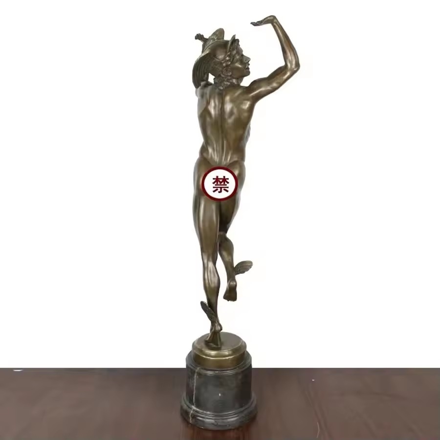 Brązowa Grecka Hermes Rzymski  – Home Decor Hermes recenzja i cena