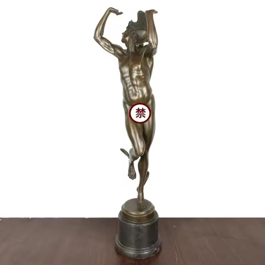 Brązowa Grecka Hermes Rzymski  – Home Decor Hermes recenzja i cena