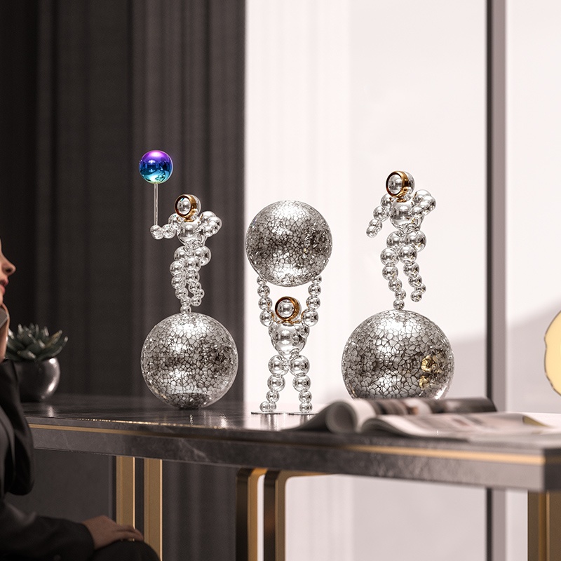 Luksusowa rzeźba astronauty ze – Home Decor Za recenzja i cena