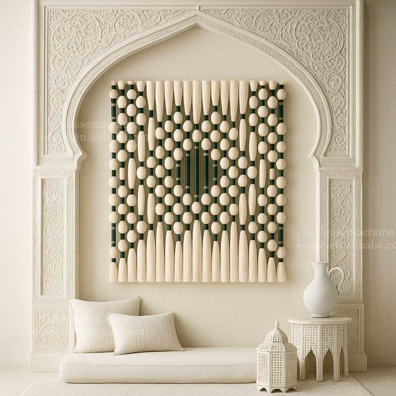Duży Makrama Dekoracja Ścienna – Macrame Wall Hanging recenzja i cena
