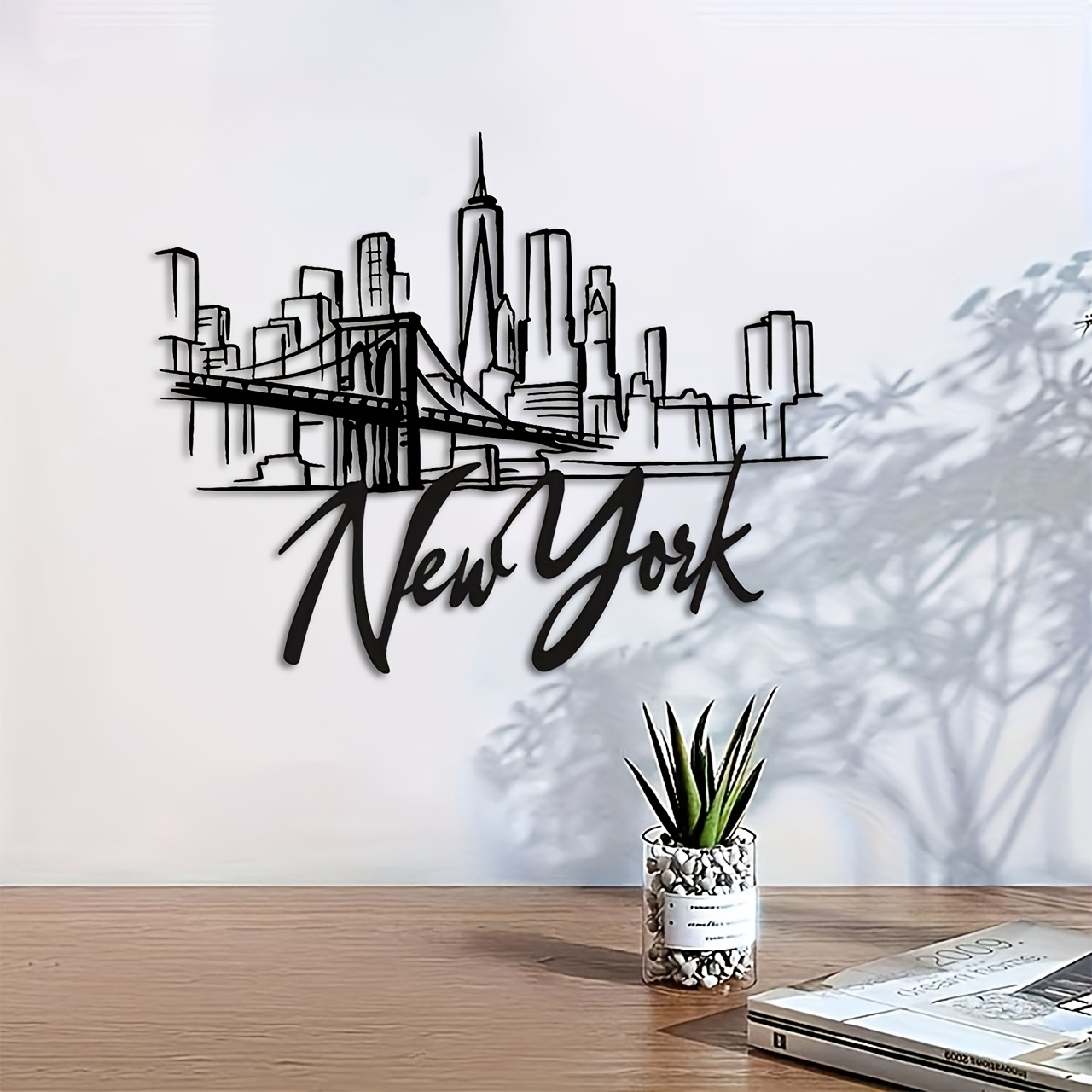 CIFBUY Metalowa Dekoracja Ście – Home Decor New York recenzja i cena