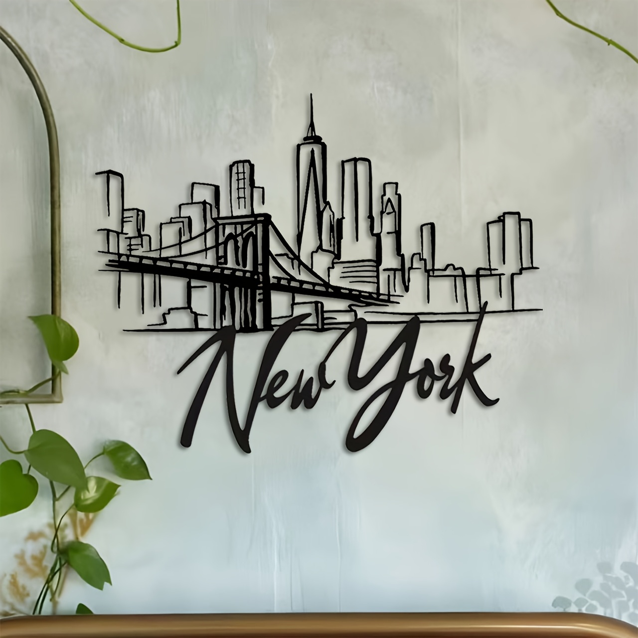 CIFBUY Metalowa Dekoracja Ście – Home Decor New York recenzja i cena