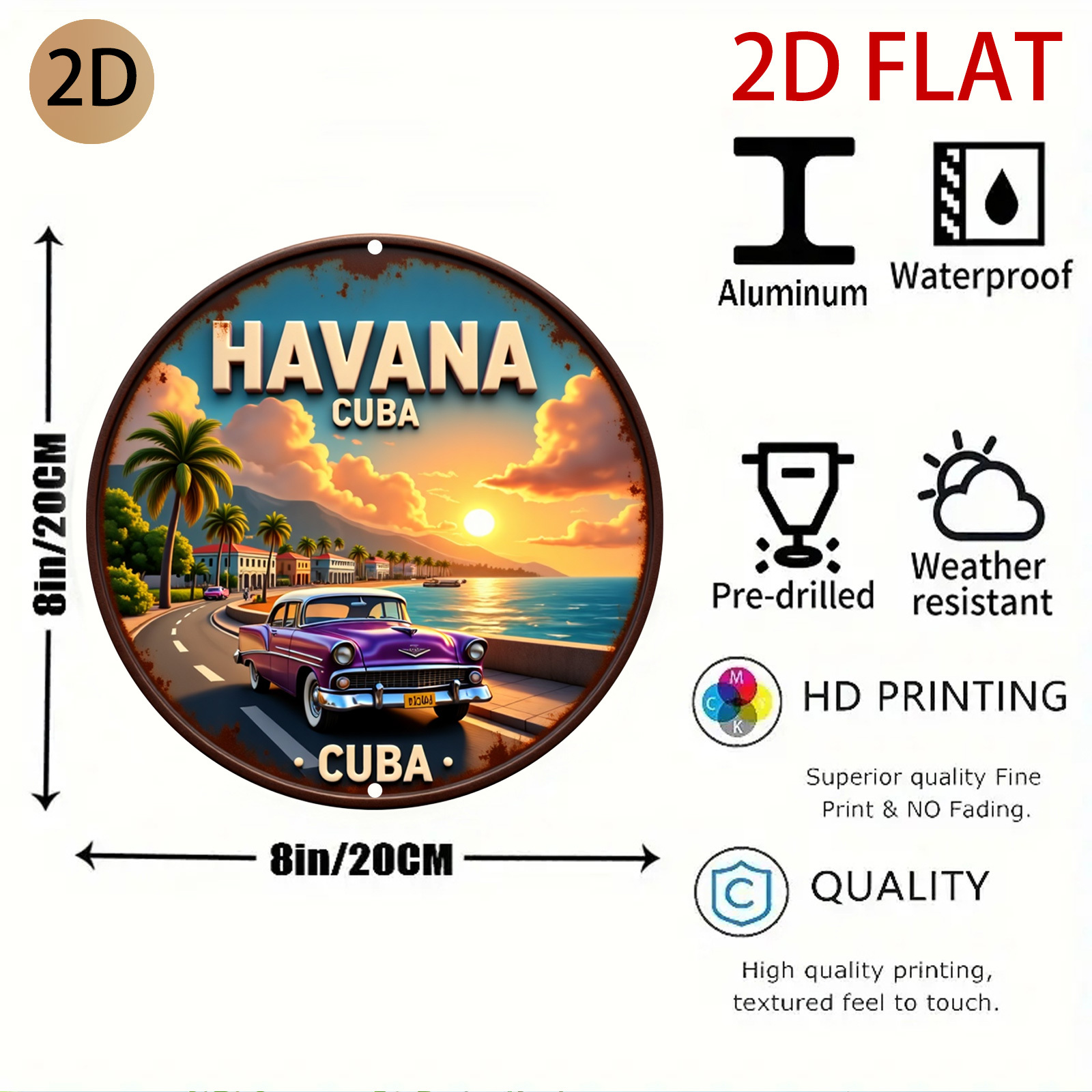 2D Płaski Okrągły Logo Havana  – Home Decor Logo Design recenzja i cena