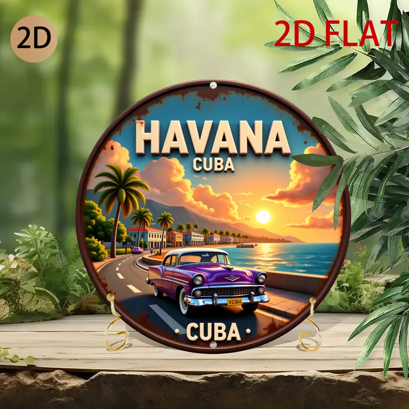 2D Płaski Okrągły Logo Havana  – Home Decor Logo Design recenzja i cena