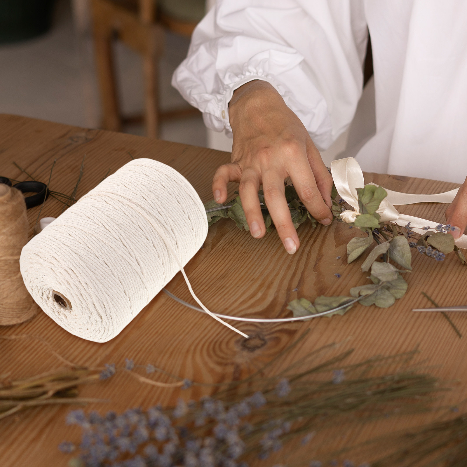 1 Rolka Grubej, Miękkiej Baweł – Macrame Wall Hanging recenzja i cena