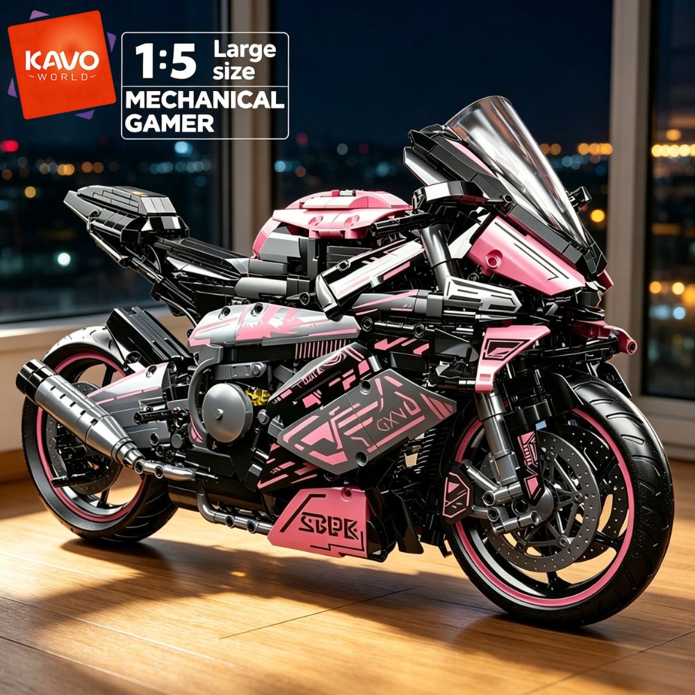 KAVOWORLD 1:5 Duży Model Motoc – Home Decor On Wheels recenzja i cena