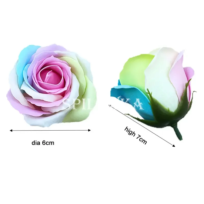 Spilewka 6X7cm Kolorowa róża S – Home Decor Diy recenzja i cena